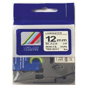 Brother label printer tze231 tze231 8m black