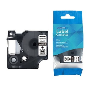 DYMO D1 A45013 / 45013 Label Tape Black on White
