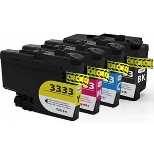 Brother LC3333 Value Pack Combo for mfc j1300dw