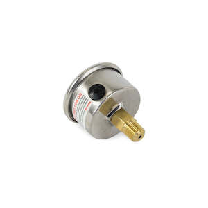 Brand_TOP STREET PERFORMANCE: TSP Gauge Fuel Pressure 0-100 PSI - Liquid Filled - Chrome/White Face Each #1018