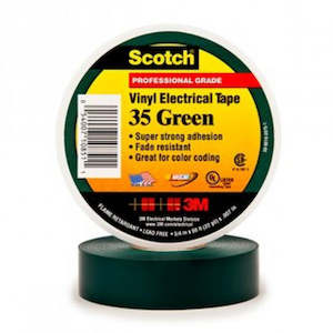 3m: Scotch 35 VINYL GREEN 19mm x 20M