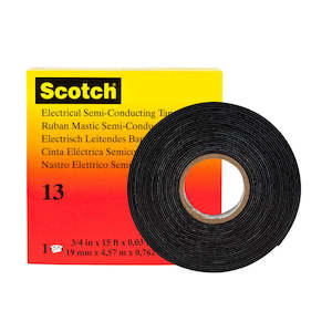 3m: SCOTCH 13 SEMI-CONDUCTING TAPE 19mmX4.57
