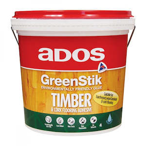 Ados: GreenStik Timber & Cork Flooring Adhesive 4L