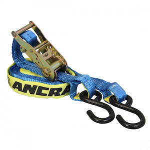 Ancra: Tie Down 750Kg x 6M Industrial Ratchet S Hook