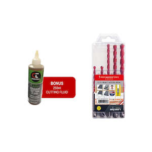 Alpen SDS Plus Multicut SPM 5 Set 5 Pcs., Ø 5 - 10mm