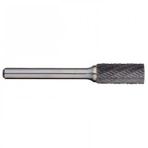 Ata: SA42ML3 Carbide Burr Cylinder Shape Diamond Cut 2.5x11x75mm With 3mm Shank
