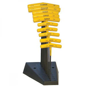 3/32"-3/8" Bondhus 10Pce Ball End T-Handle Set