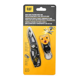 Cat: Cat Folding Skeleton Knife And Mini Keychain Multi-Tool Set