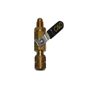 C D: C&D CD4056 Ball Valve Coupler For 5/16 SAE Male/Female