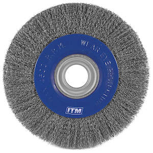 L3 Wire Brushes: Itm Crimp Wire Wheel Brush Steel 250 x 32mm