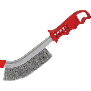 L3 Wire Brushes: Itm Wire Brush Red Handle - Steel Wire