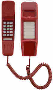 Interquartz: Interquartz IQ50 Deluxe Slimline Wallmount Telephone