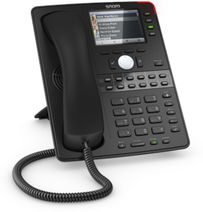 Snom D765 12-Line 16-Button Colour SIP Deskphone Gigabit PoE