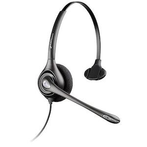 Plantronics Supraplus HW251n Monaural Corded Headset (includes your choice of QD cable)