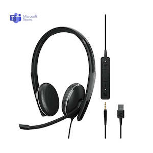 EPOS | Sennheiser ADAPT SC 165T USB II Stereo Headset - MS Teams & 3.5mm