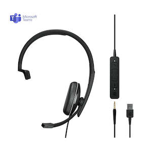 EPOS | Sennheiser ADAPT 135T USB II Monaural Headset - MS Teams & 3.5mm