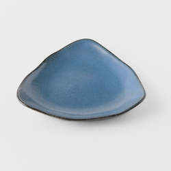 Assorted: Dusk Blue Triangle Plate