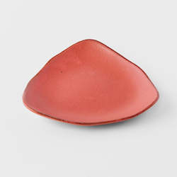 Assorted: Coral Pink Triangle Plate