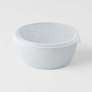 bowl: Steel Grey Lidded Bowl