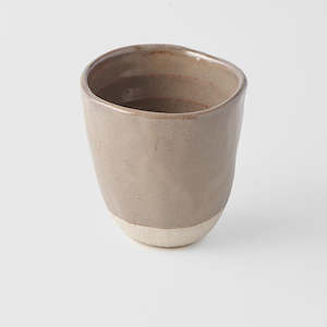 drink: Grey Lopsided Large Mug