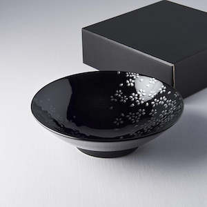 Boxed Sets: Black Sakura Bowl Set