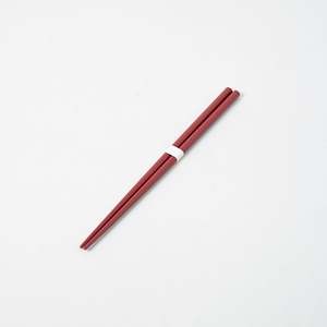 Utensils: Dark Red & White Chopsticks