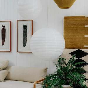 Paper Lanterns: 16 Inch White Paper Lantern