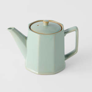 Teapots: Teal Octagonal Teapot