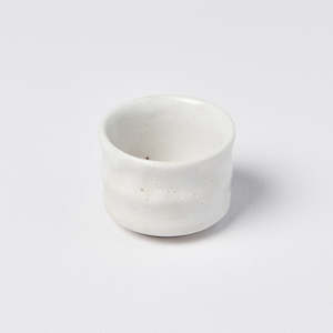 Whites: Ridged Outer White Sake Cup