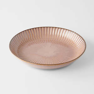 Dinner Plates: Sendan Lotus High Rim Plate