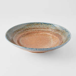 Earth Sky: Earth & Sky Flat Serving Bowl