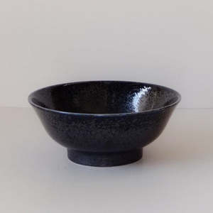 Midnight Pearl Fluted Bowl