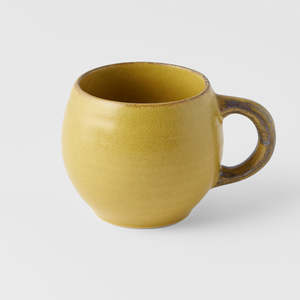 Drinkware: Mustard Round Coffee Mug