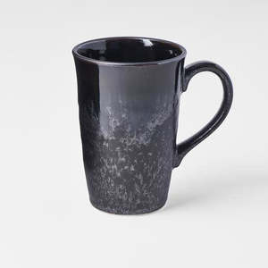 Matte & Shiny Black Coffee Mug