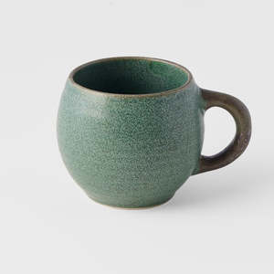 Forest Green Round Coffee Mug
