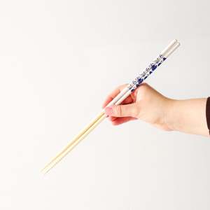 Utensils: Blue Flora Cooking Chopsticks