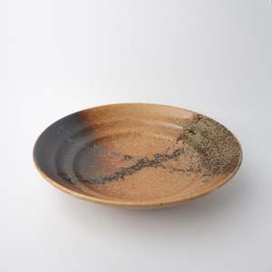 Wabi-Sabi Flat Serving Bowl