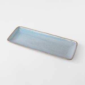 Steel Grey: Steel Grey Sashimi Plate