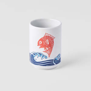 Drinkware: Waves & Snapper Large Tea Mug