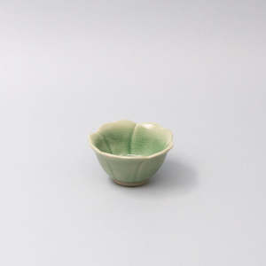 Sauce Dishes: Amane Emerald Flower Sauce Bowl