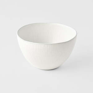Snow Leaf Medium Deep Bowl