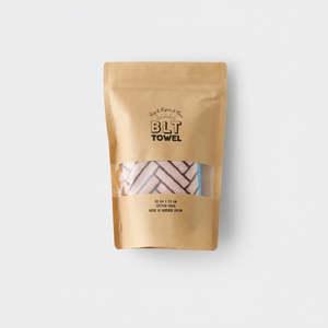 Pink Herringbone BLT Towel