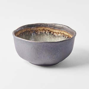Akane Grey Uneven Bowl