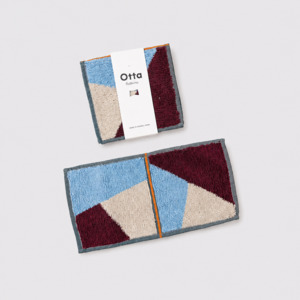 Japanese Cloths Towels: Wine Shard Otta Compact Towel