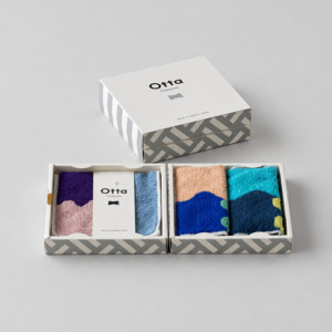 Japanese Cloths Towels: Puzzle Otta Compact Towel Set