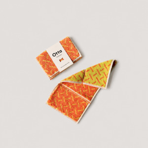 Orange Dash Otta Compact Towel