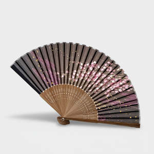 Paperware: Purple Sakura Japanese Fan