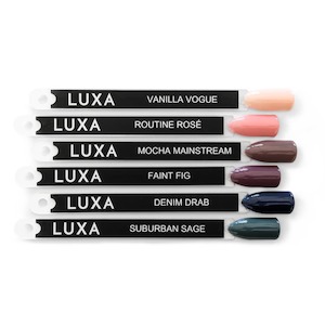 Gel Colour: Swatch Sticks - Vita de Luxa Collection