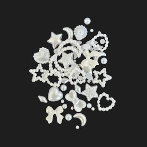 Nail Charms: Pearl 3D Mixed Charms