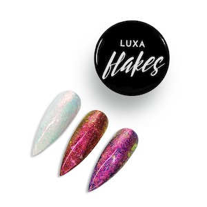 Platinum Chrome: Luxapolish Opal Fire Flakes